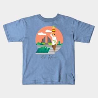 Sunset at paradise - Bali Denpasar Kuta Beach Ubud Kids T-Shirt